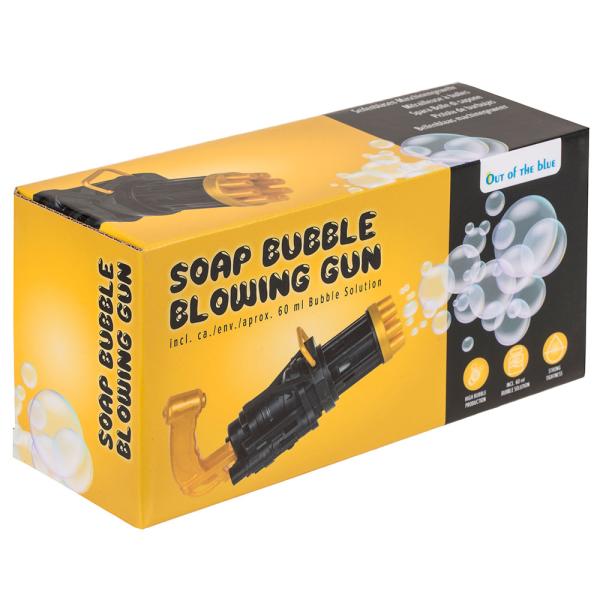 Såpbubbel Pistol Svart/Guld
