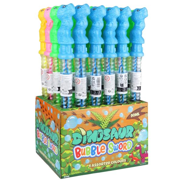 Såpbubbelsvärd Dinosaurie 90 ml 35 cm