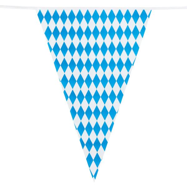 Vimpelgirlang Bayern Blå/Vit