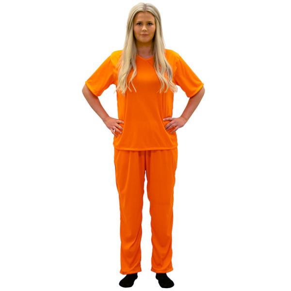 Fängelse Maskeraddräkt Orange