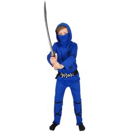 Ninjadr&auml;kt Barn Bl&aring;