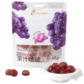 Fruktgodis Svarta Druvor 68g
