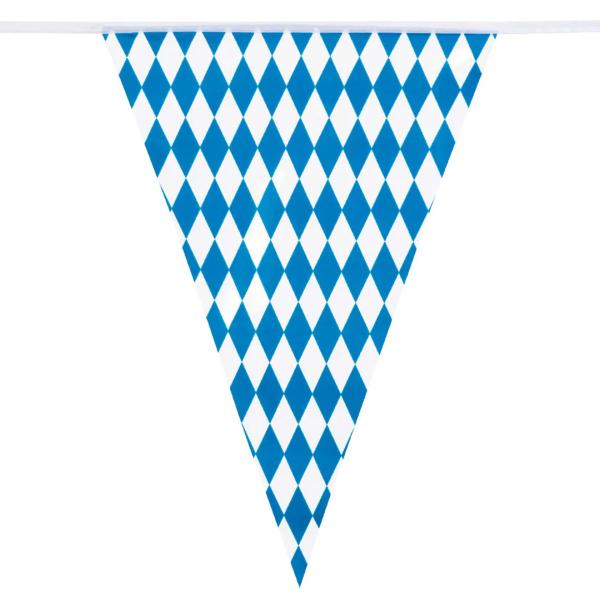 Vimpelgirlang Bayern Blå/Vit