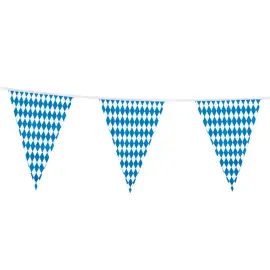 Vimpelgirlang Bayern Bl&aring;/Vit
