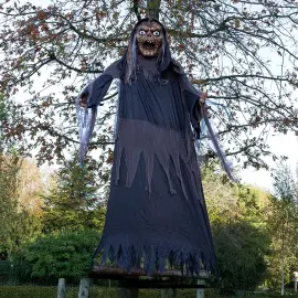 Gigantisk H&auml;ngande Zombieh&auml;xa Prop 350 cm