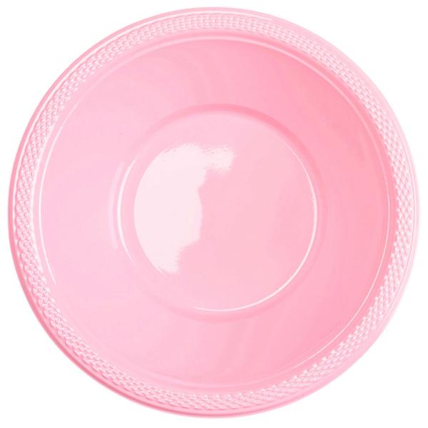 Djupa Plasttallrikar Ljusrosa