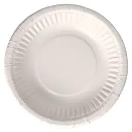 Djupa Engångstallrikar Vit