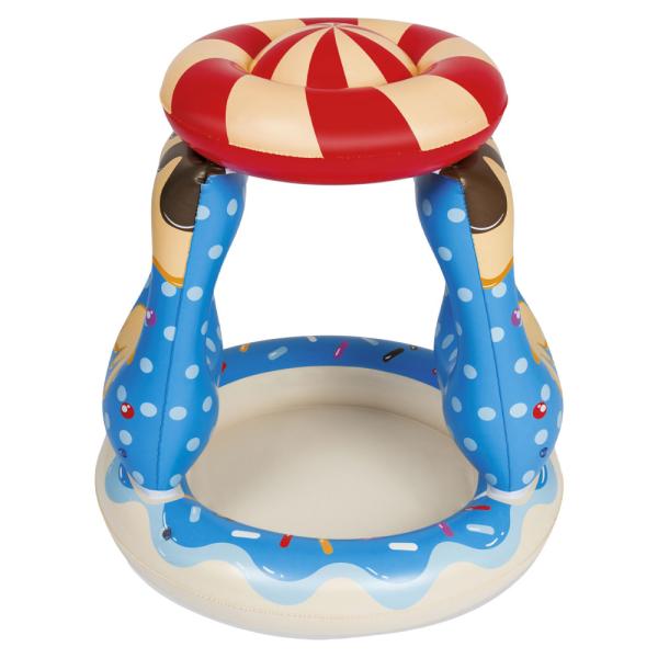 Uppblåsbar Babypool med Solskydd Candy