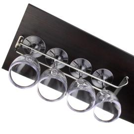 Hängande Glasställ Silver 40 cm