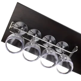 Hängande Glasställ Silver 40 cm