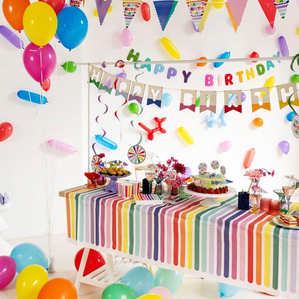 Pappersduk Stripetastic 180x130 cm