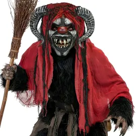 Krampusmask med Cape