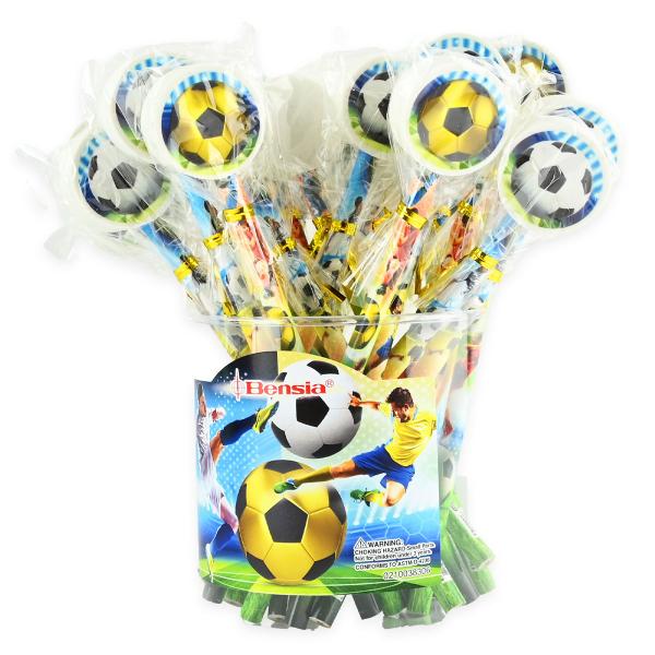 Blyertspenna med Suddgummi Fotboll 17 cm