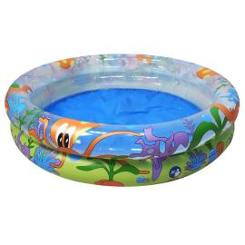 Uppbl&aring;sbar Barnpool Fiskmotiv