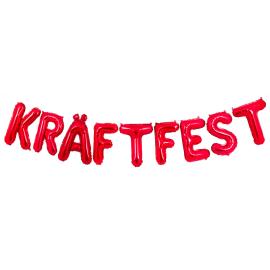Ballonggirlang Kr&auml;ftfest R&ouml;d 35 cm