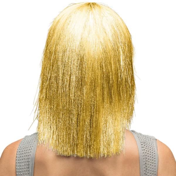 Guld Glitterperuk