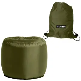 Softybag Sittpuff Olivgr&ouml;n 55 x 50 cm