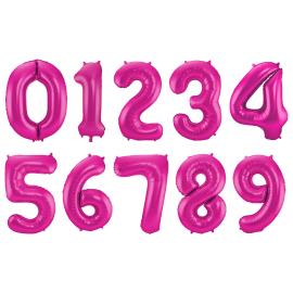 Sifferballong Magenta 86 cm