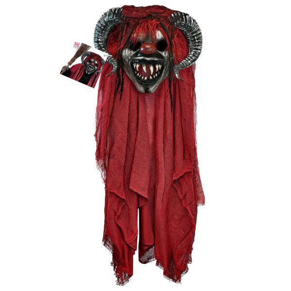 Krampusmask med Cape