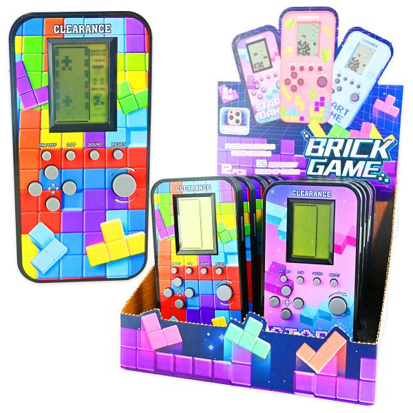 Brick Game Handhållen Retrokonsol 7 x 14 cm