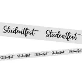 Varningstejp Studentfest 6 m