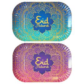 Eid Mubarak Serveringsbrickor 2-pack