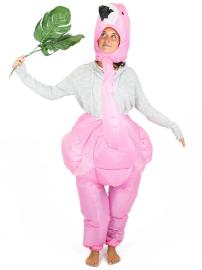Uppblåsbar Flamingodräkt
