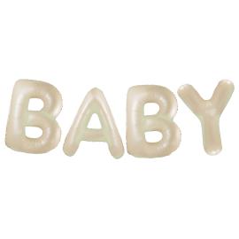 Ballonggirlang Baby Krämfärgad