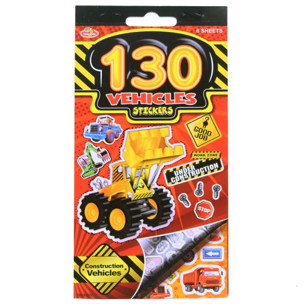 Klistermärkesbok Fordon 130 st