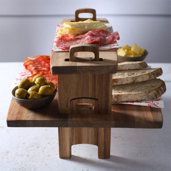 Trä Serveringsbräda Set 2-pack