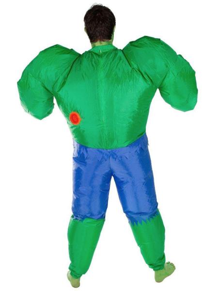 Uppblåsbar Hulken Dräkt