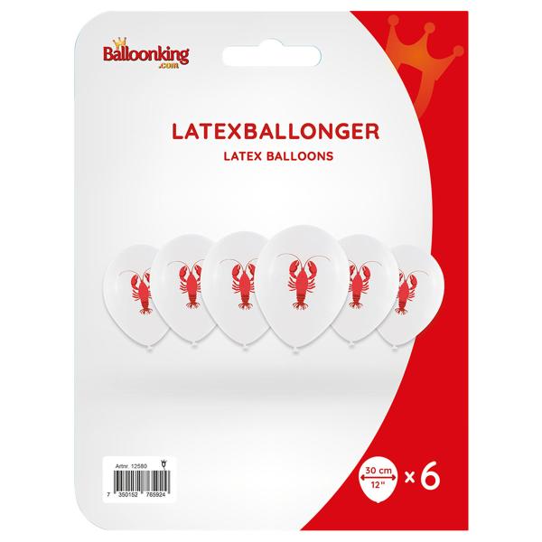 Latexballonger Kräfta 6-pack
