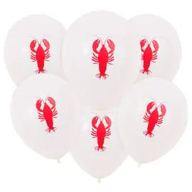 Latexballonger Kr&auml;fta 6-pack