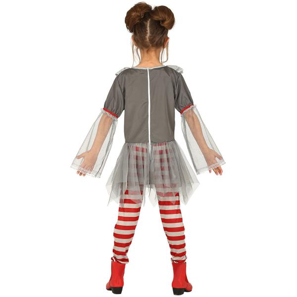 Ondskefull Clown Maskeraddräkt Barn