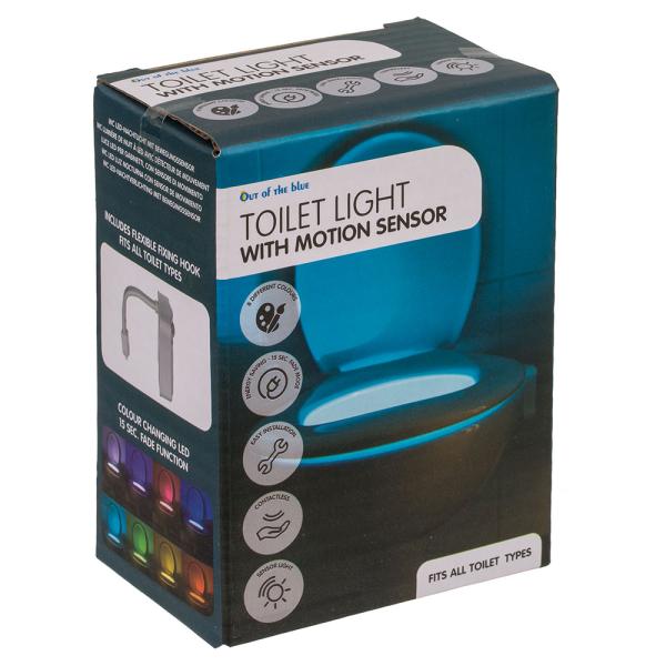 Toalettljus LED med Rörelsesensor