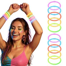 Armband Sj&auml;lvlysande Neon
