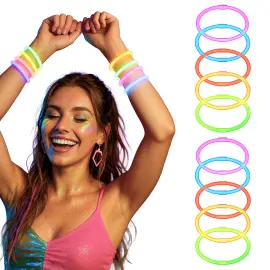 Armband Sj&auml;lvlysande Neon