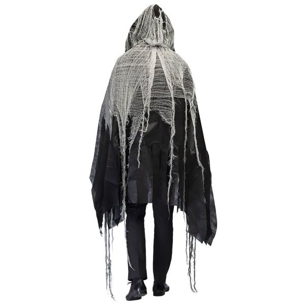 Cape Halloween Grå/Svart