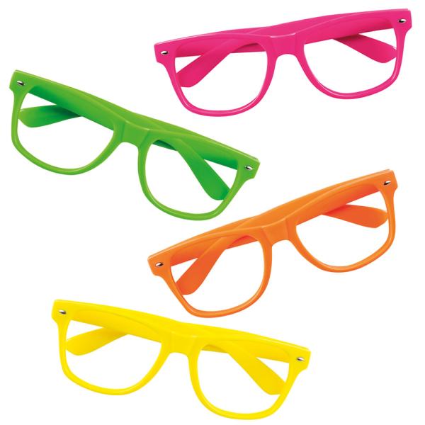 Neon Glasögon 4-pack