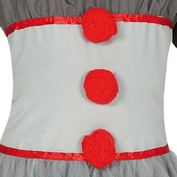 Ondskefull Clown Maskeraddräkt Barn