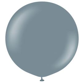 Latexballonger Retro Jeansbl&aring; 90 cm 2-pack