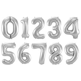 Sifferballong Silver 86 cm