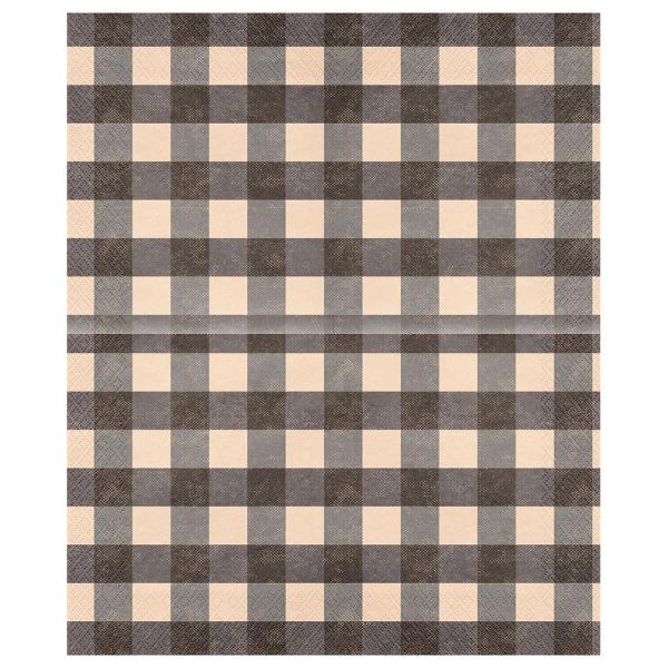 Rutiga Pappersservetter 20-pack