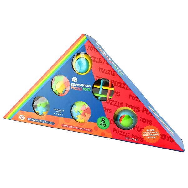 Fidget Pusselkit 6-pack