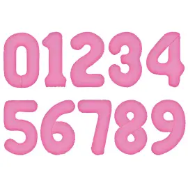 Sifferballong Neonrosa 86 cm