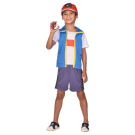 Pokémon Ash Maskeraddräkt Barn