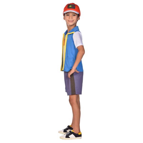 Pokémon Ash Maskeraddräkt Barn