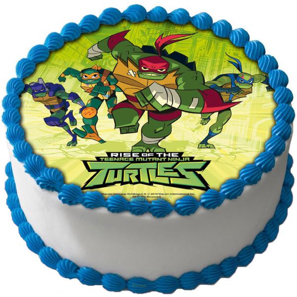 Ninja Turtles Tårtbild A