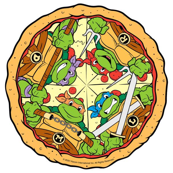 Ninja Turtles Tårtbild Sockerpasta A