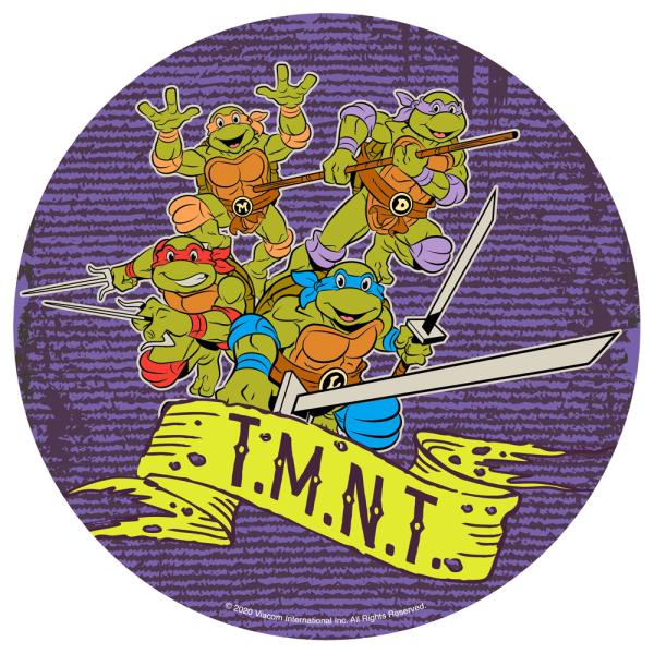 Ninja Turtles Tårtbild Sockerpasta B